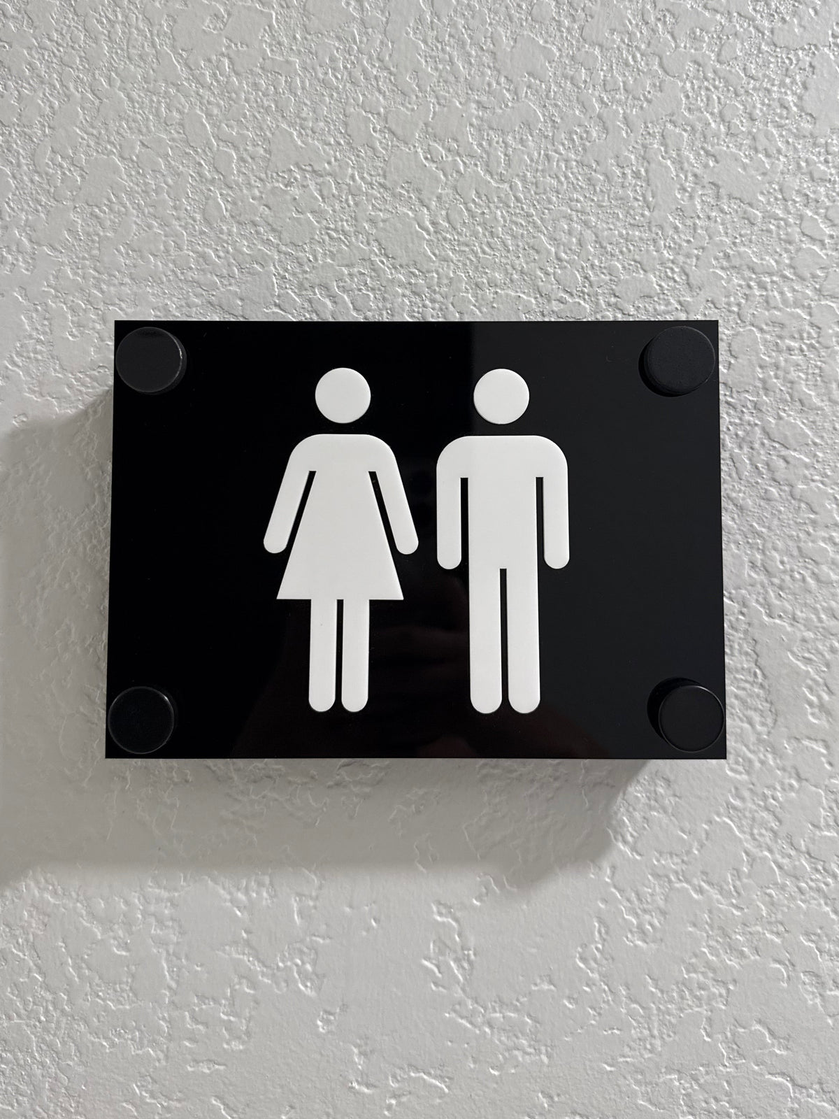 Restroom sign