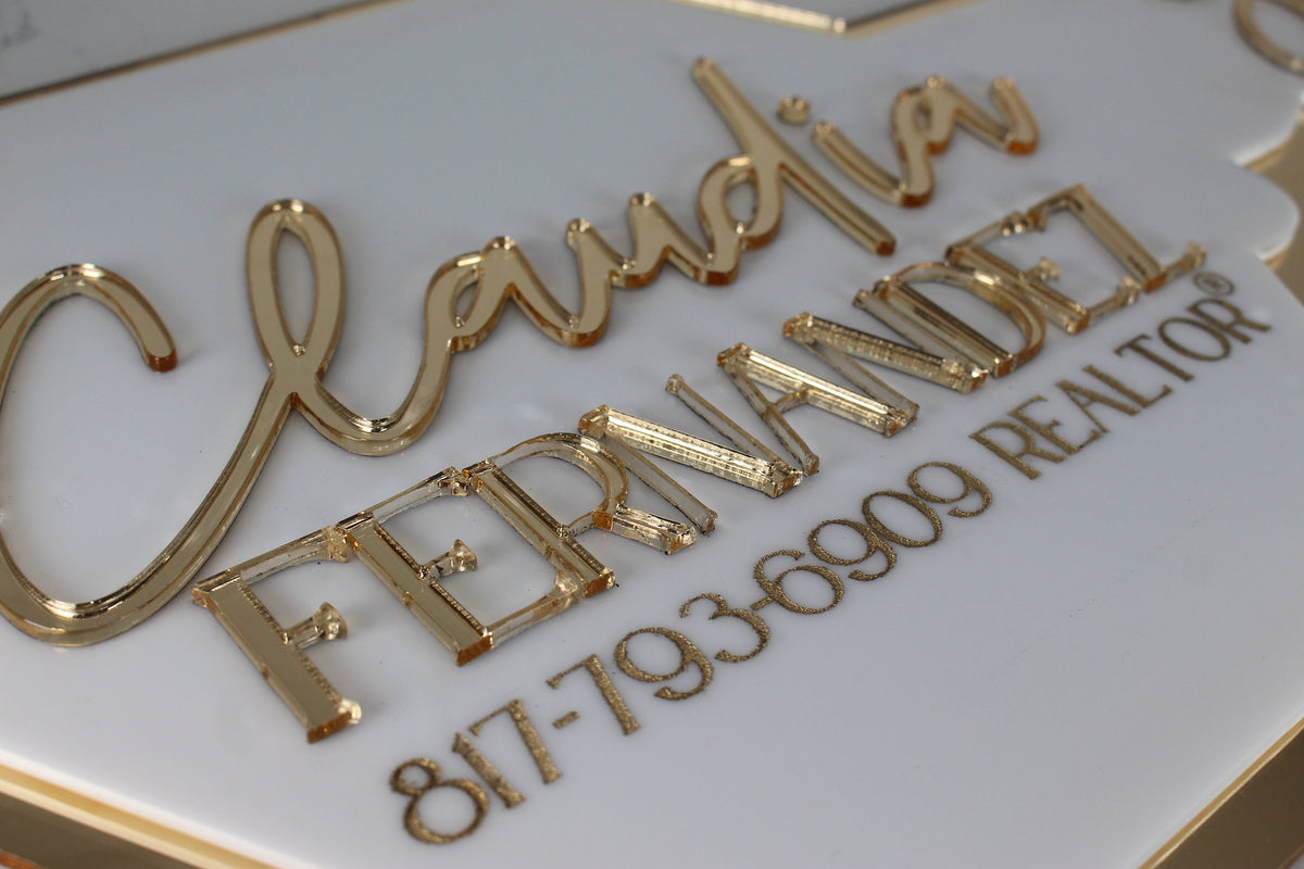 Luxury Realtor Key Sign | personalized Sold Sign | Key Sign | Realtor Closing Sign
